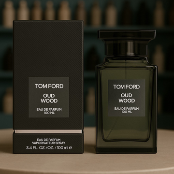 Tom Ford Oud Wood Eau de Parfum – 3.4 oz / 100ml (Black Bottle)