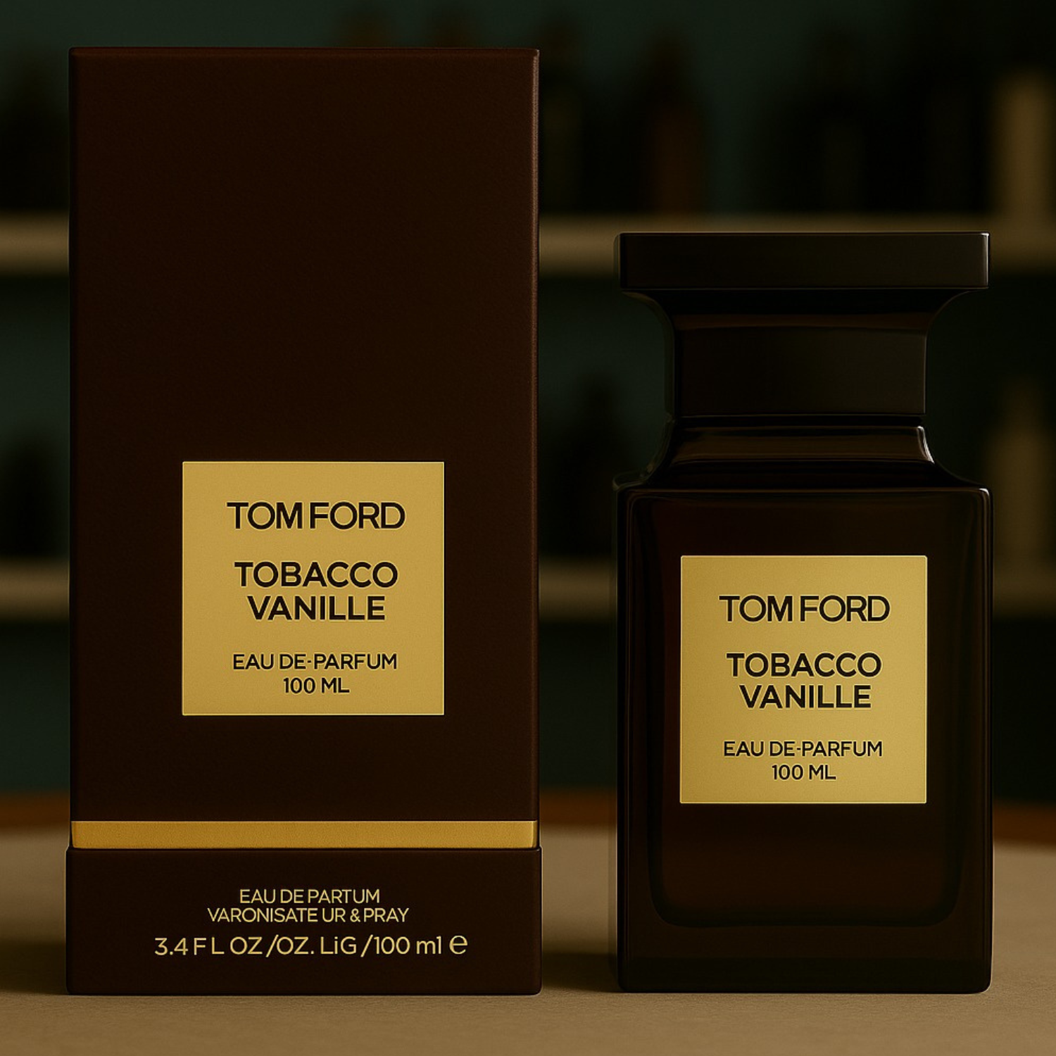 Tom Ford Tobacco Vanille Eau de Parfum – Private Blend for Men & Women – 3.4 oz / 100ml